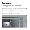 Zilver - Metaal - Lepel Muismat XXL klein -sfeer5