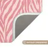 Zebra - Print - Roze WCmat klein 1009 -USP_AntislipNL