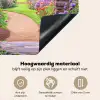 Doorkijk - Poort - Bloemen - Tuin Inductie beschemer met haakjes middel -ky-onderkant-nl