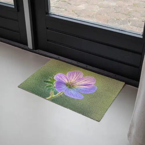 Bloem - Close up - Paars Deurmat klein -sfeer2