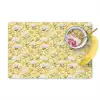Frans - Citroen - Bloesem  - Wit - Geel Placemat vinyl groot 368 -zzzproduct_Kitchenyeah-website