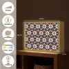 traditioneel - Element - Kleurrijk Light Box met batterij (Wandlamp) middel 907 -USP_websiteoverzichtNL