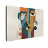 Geometrisch - Strakke vormen - Kleurrijk canvas 2cm klein -z3d