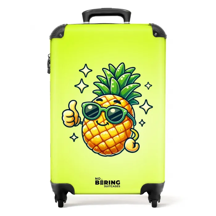 Ahmed ananas NBS - Handbagage koffer - Unisex middel -productfoto_recht