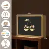 Kersen - Zwart - Goud - Chrome Light Box met batterij (Wandlamp) middel -USP_websiteoverzichtNL