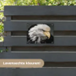 Dieren - Vogel - Adelaar tuinposter los doek klein -sfeer3