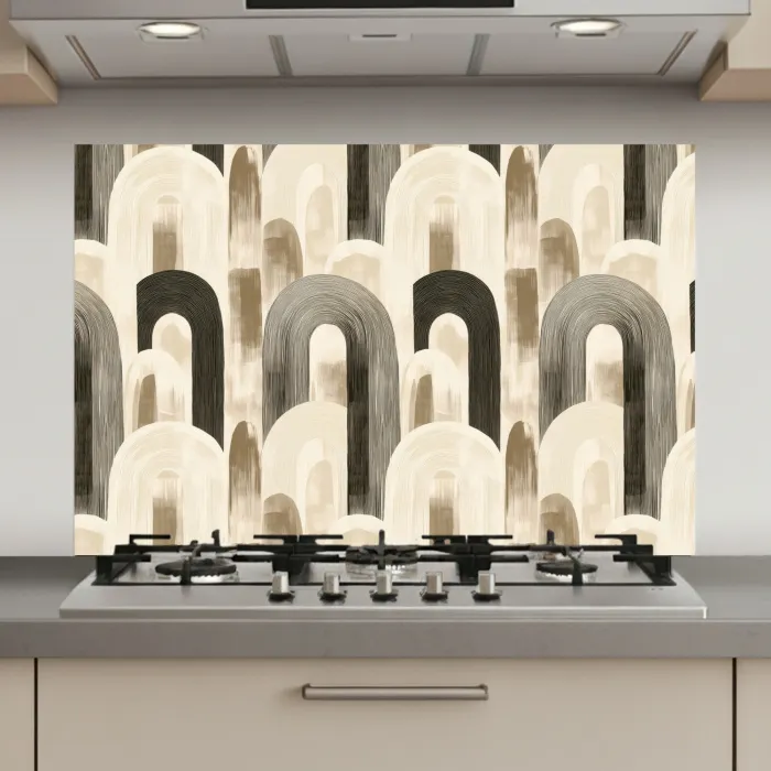 Abstract - Patroon - Bogen keuken achterwand spatscherm klein 900 -3d_website