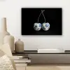 Kersen - Delfts blauw - Fruit canvas 2cm klein -sfeer6