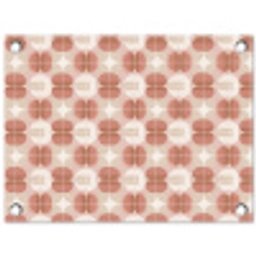 Retro - Klassiek - Roze tuinposter los doek klein 239 -3d