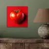 Tomaat - Rood - Hart aluminium wit klein -sfeer2