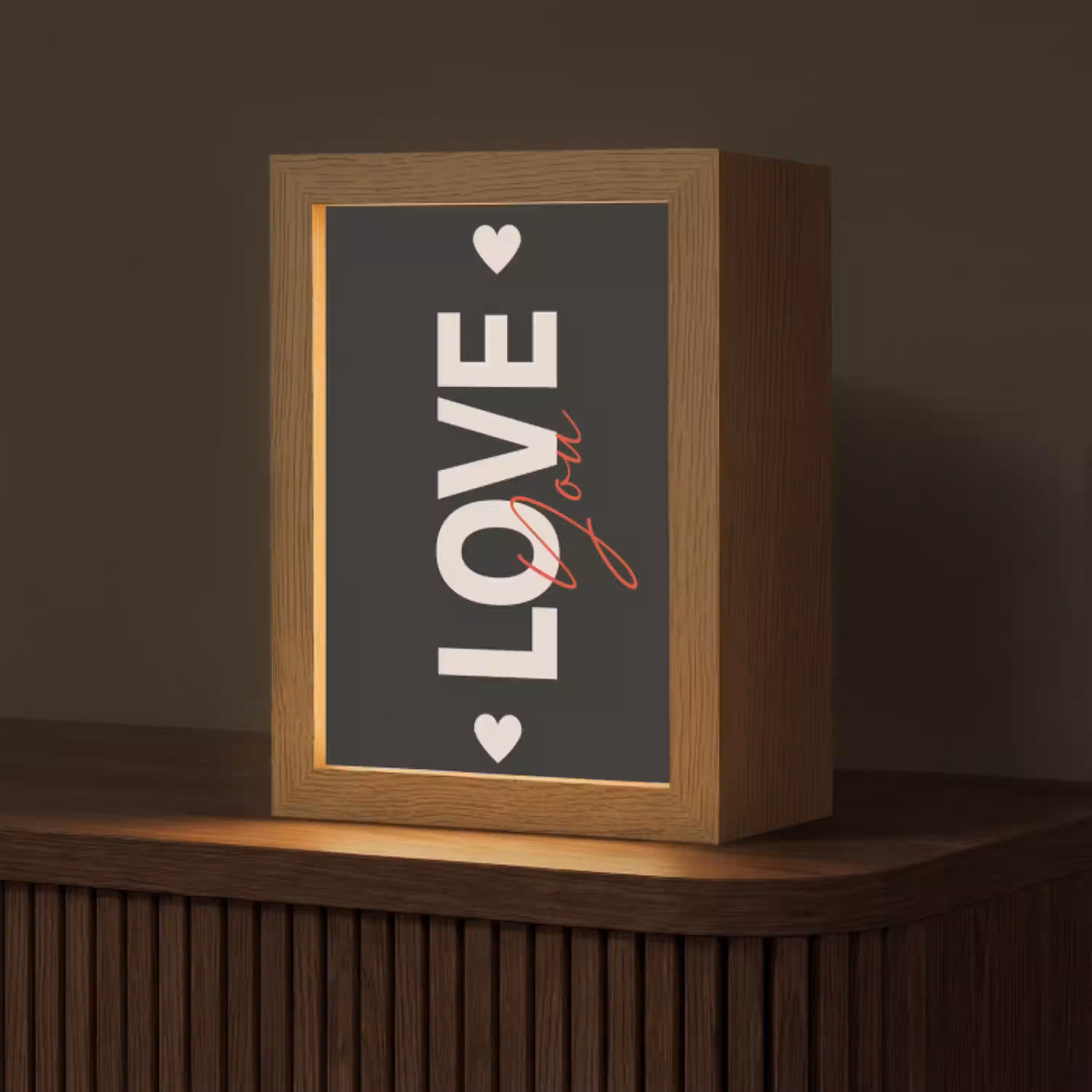 Love - Rood - Valentijn Light Box met kabel (Tafellamp) klein -z3d_website