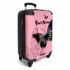 Bubblegum butterfly NBS - Handbagage koffer - Kinderen Unisex middel -productfoto_3d