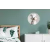 Hond - Wit - Kok Wandcirkel aluminium klein -slaapkamer