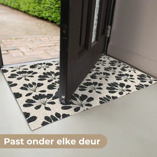 Abstract - Patroon - Zwart Deurmat klein 898 -USP_NL