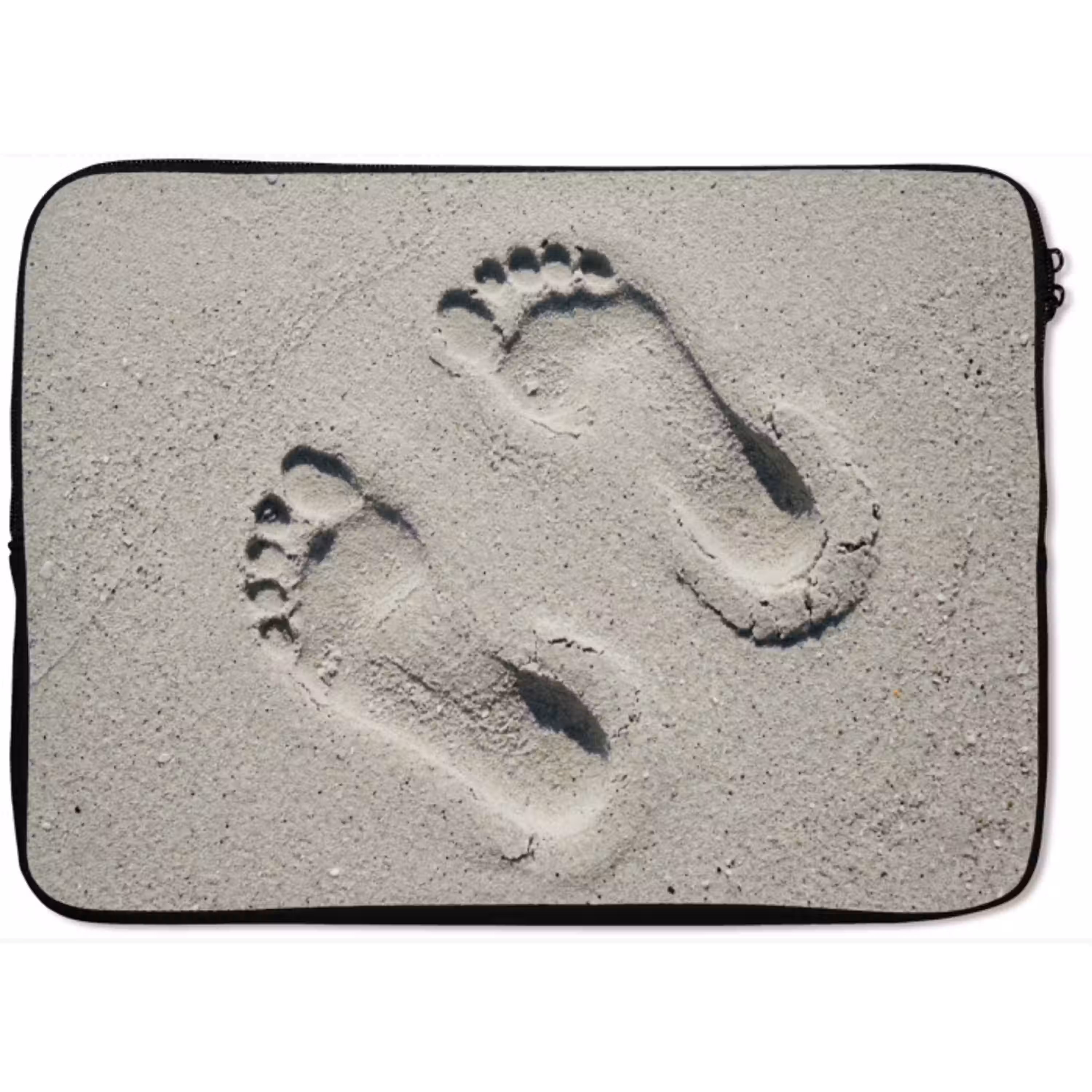 Voeten - Zand - Zee laptophoes neopreen klein -zkaufland3dotto