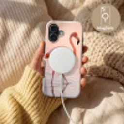 Flamingo - Water - Roze Toughcase MagSafe Apple iPhone 17 klein -USP_MagsafeV