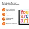 You are art - Kleurrijk - Grafisch Inductie beschermer vinyl 3mm klein -zzzzzzz-td-ups