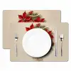 Deurkrans - Strik - Kerst - Rood - Groen Placemat vinyl groot -zzsfeer2_Kitchenyeah-website