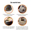 Bloemen - Retro - Patroon - Kleurrijk Inductie beschermer vinyl 3mm klein 276 -zzzzzzz-td-werking