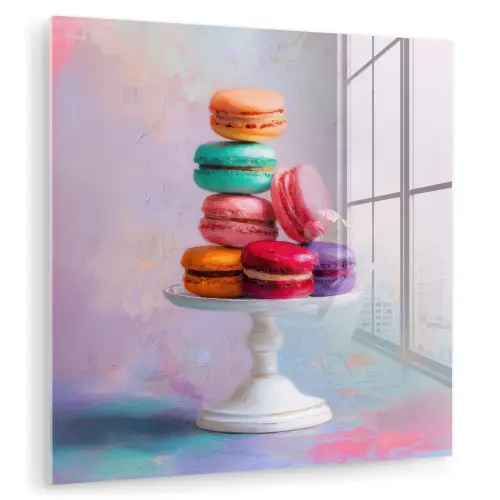 Macarons - Schaal - Pastel - Kleurrijk plexiglas 5mm klein -zzzproduct_nieuw