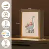 Dinosaurus - Planten - Beige - Stippen Light Box met kabel klein -USP_NL