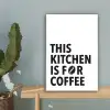 Quotes  - Koffie - Bonen - Modern canvas 2cm klein -sfeer4