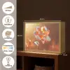 Glazen - Bloem - Zonlicht Light Box met batterij (Wandlamp) middel -USP_websiteoverzichtNL