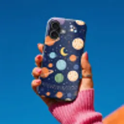 Ruimte - Planeten - Kleurrijk Toughcase MagSafe Apple iPhone 17 klein -Sfeer1V