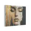 Abstract - Goud - Gezicht - Lippen PET vilt klein -3d