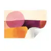 Vormen - Abstract - Kleurrijk Muursticker klein -3d