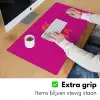 Oh la la - Roze - Oranje - Minimalistisch Muismat XXL klein -sfeer3