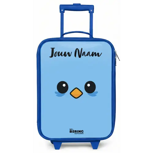 Kawai - Vogel - Blauw Kinderkoffer - Blauw klein -zz3dotto