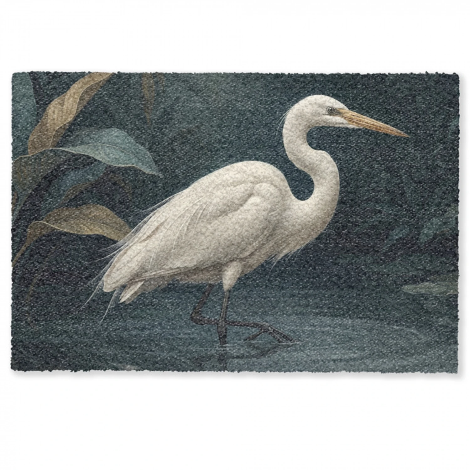 Reiger - Water - Natuur - Modern - Wit Deurmat klein -zkaufland3d