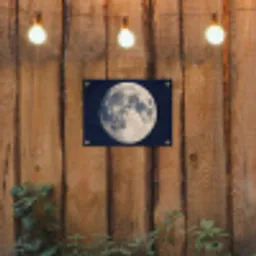 Ruimte - Maan - Kosmos tuinposter los doek klein -sfeer1