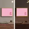 Yes you can do it - Rood - Roze Light Box met batterij (Wandlamp) middel -sfeer3