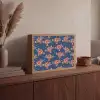 Disco - Blauw - Patroon Light Box met batterij (Wandlamp) middel 907 -sfeer2