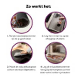 Boom - Bladerdak - Herfst - Oranje - Sfeervol Inductie beschermer vinyl 3mm klein -zzzzzzz-cc-werking