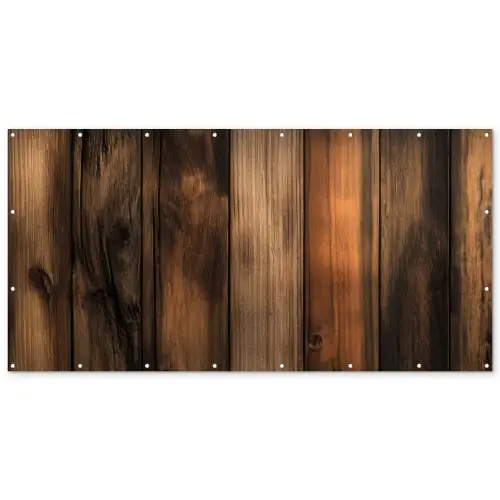 Hout - Rustiek - Donkere Planken Balkonbeschermer Duitsland klein -zz_3d
