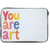 You are art - Kleurrijk - Grafisch laptophoes neopreen klein -zkaufland3dotto