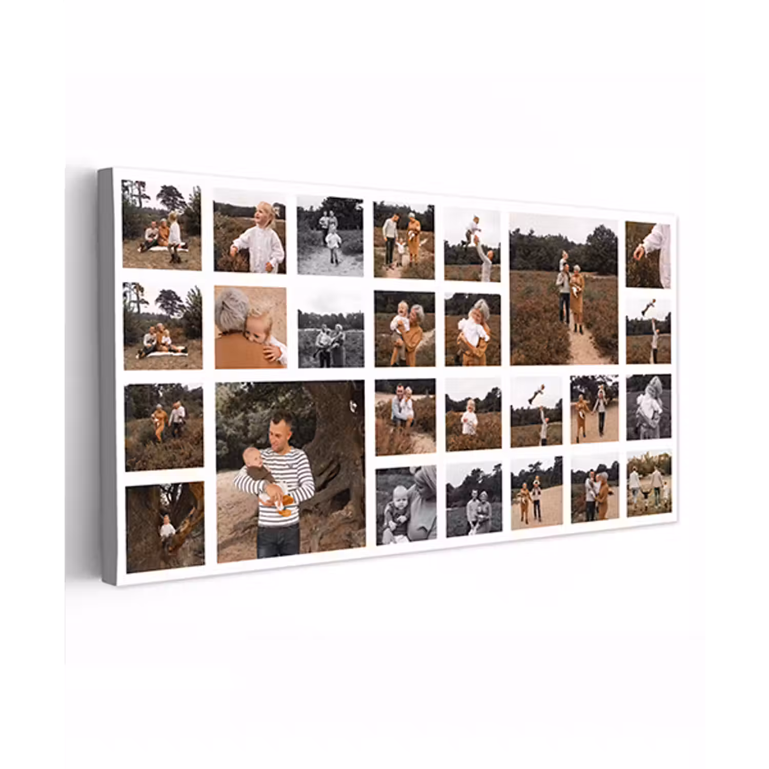 Canvas collage - Liggend - 26 foto's