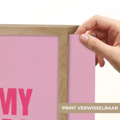 Tekst - Modern - Roze Light Box met batterij (Wandlamp) middel -USP_websiteprintNL