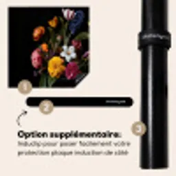 Lente - Bloemen - Klassiek - Vaas Inductie beschermer vinyl 3mm middel -zzzzzzz-induclip_FR