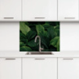 Natuur - Tropisch - Bladeren - Groen keuken achterwand 2 middel -3d
