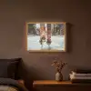 Schaatsen - IJs - Winter - Sneeuw Light Box met batterij (Wandlamp) middel -sfeer4
