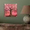 Boom - Levensboom - Roze - Goud plexiglas 5mm klein -sfeer3