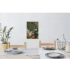 Stilleven met bloemen - Schilderij van Jan van Huysum Muursticker klein -eettafel