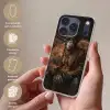 Chimpansee - Stoel - Pak - Bruin Telefoonhoesje iPhone 17 Pro klein -sfeer3_NL