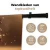 Taart - Chocolade - Eten - Brownie Wandkleed katoen klein -sfeer2