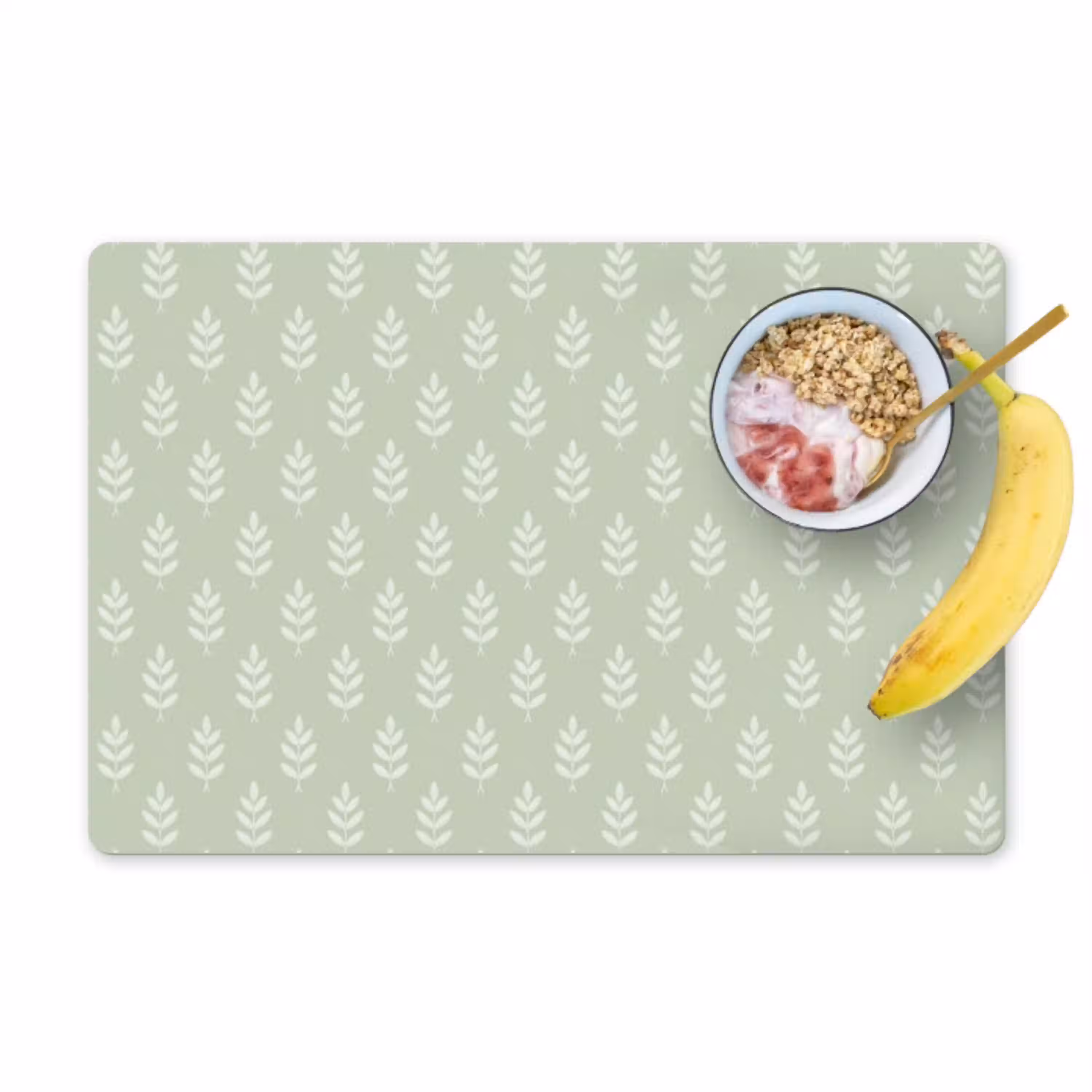 Saliegroen - Botanisch - Takjes - Minimalistisch - Patroon Placemat vinyl groot 368 -zzzproduct_Kitchenyeah-website