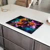 Levendige Lelies in Lichtspektakel Inductie beschermer vinyl 3mm klein -sfeer8